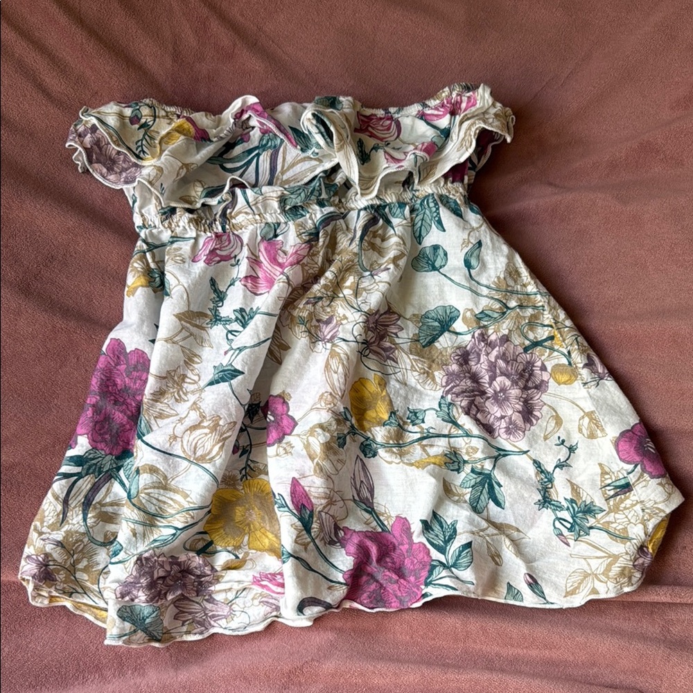 H&M Floral Ruffle Top - Multicolor